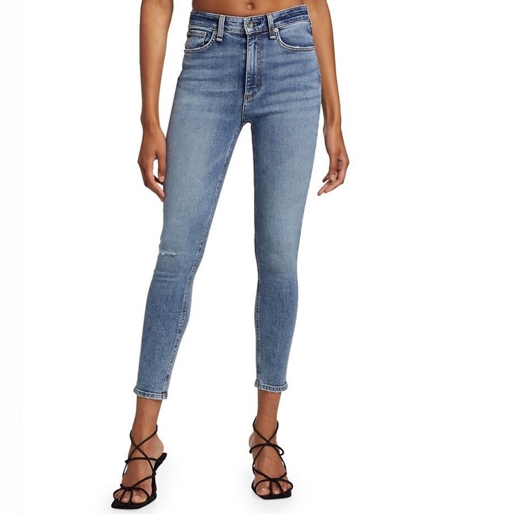 RAG & BONE WOMEN'S NINA HIGH RISE ANKLE SKINNY JEANS NORWALK
